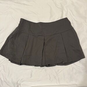 Gray Pleated Skort